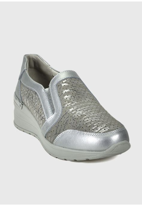 Zapatilla Josefina Plateado-3