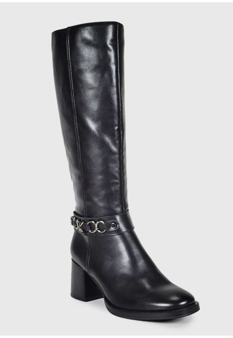 Bota Mujer Célica Negro -1