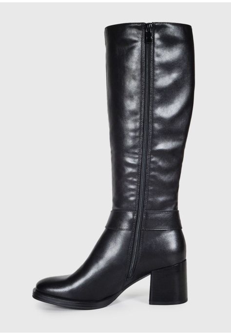 Bota Mujer Célica Negro -5