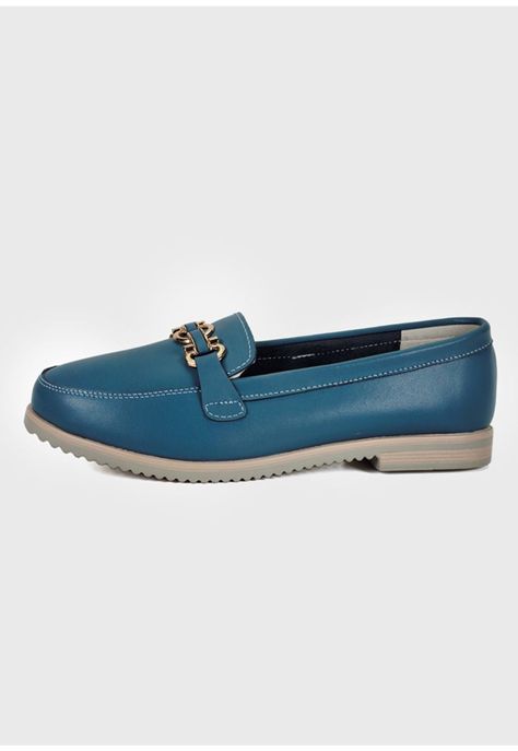 Mocasín Isabella Azul-0