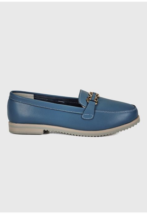 Mocasín Isabella Azul-1