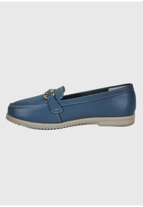 Mocasín Isabella Azul-3