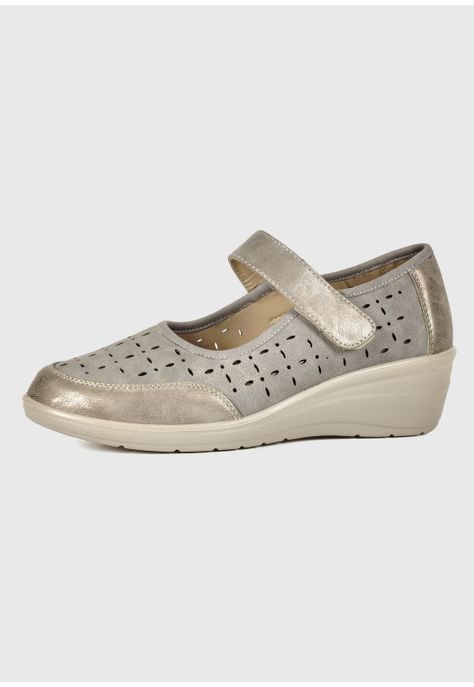 Zapato Plateado Hildur-0