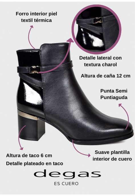 Botín Cuero Anina Negro-2