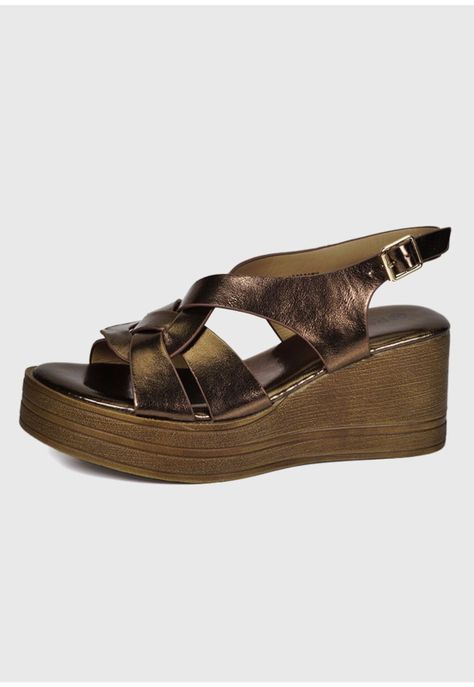 Sandalia Floriana Bronce-0