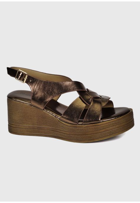Sandalia Floriana Bronce-1