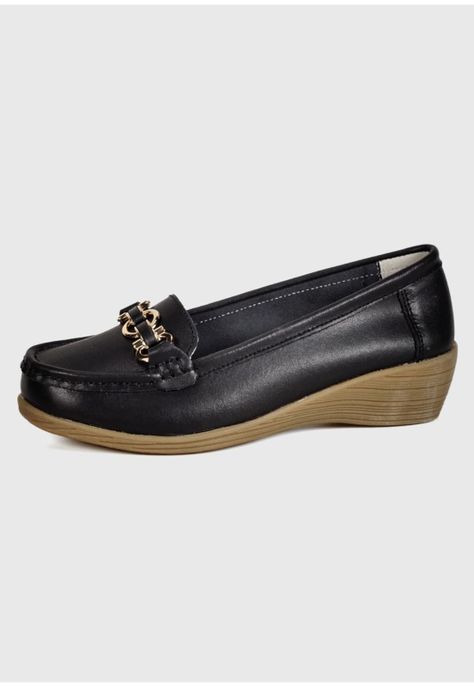 Mocasín Cuero Tanza Negro-0