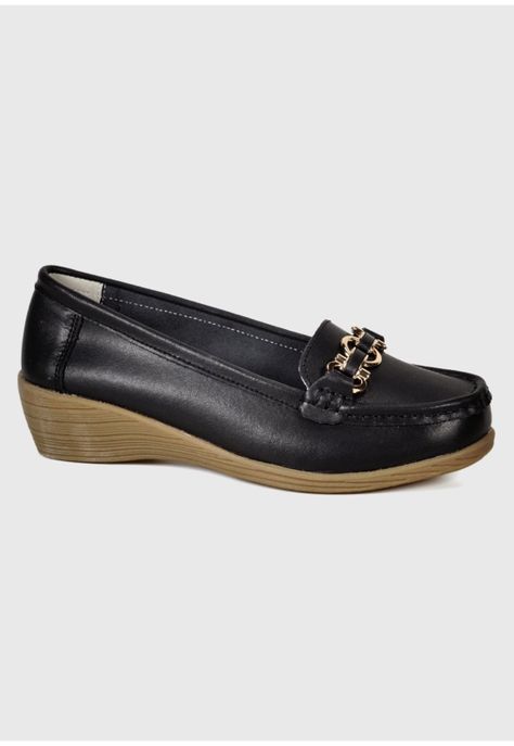 Mocasín Cuero Tanza Negro-1