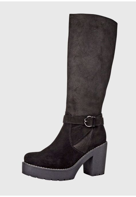 Bota Caritina Negro-0