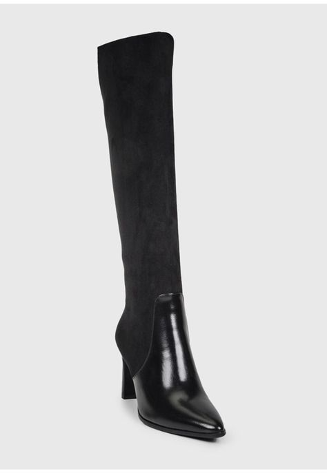 Bota Mijail Negro Suede-2