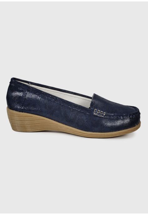 Mocasín Cuero Helen Azul-2
