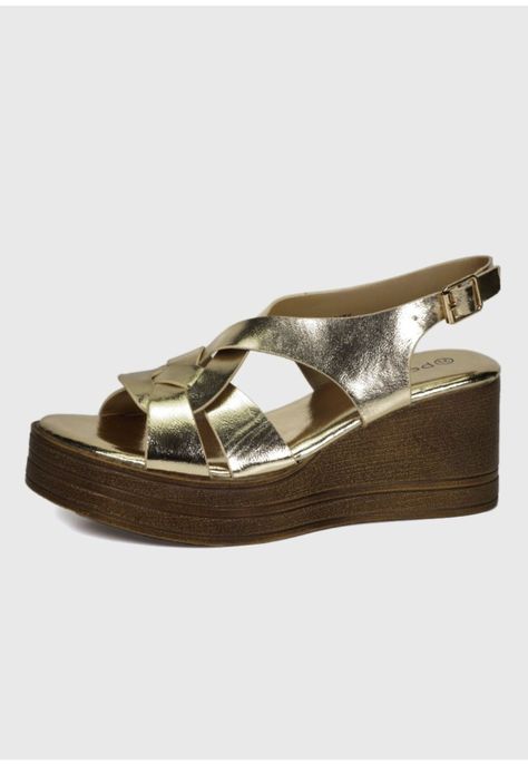 Sandalia Floriana Dorado-0
