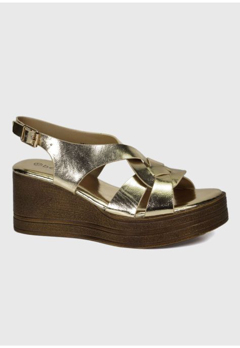 Sandalia Floriana Dorado-1