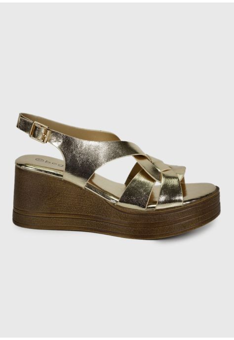 Sandalia Floriana Dorado-2