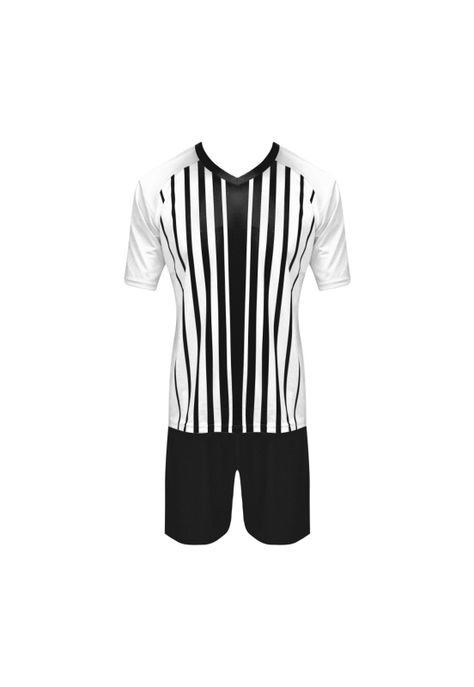 SET CAM+SHORT CAFU CLUB BLANCO-NEGRO ADU -2