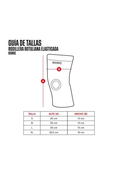 RODILLERA BIONIC ROTULIANA ELASTICADA NG-1