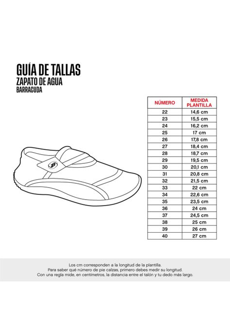 ZAPATO DE AGUA BARRACUDA AQUASHOES AZ-NG 22-27-5