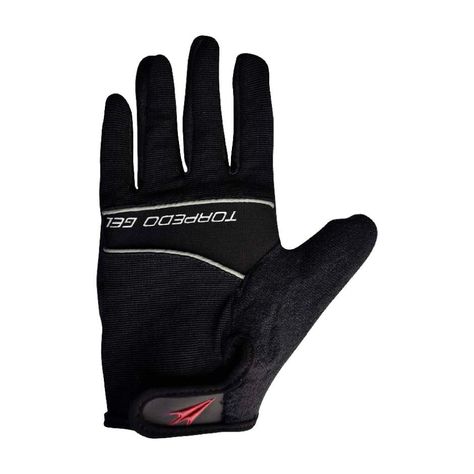 Guante Torpedo Ciclista Gel Largo Negro-1
