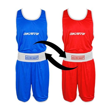 SET DE BOX OKAMI REVERSIBLE POLERA+SHORT RJ-AZ-0