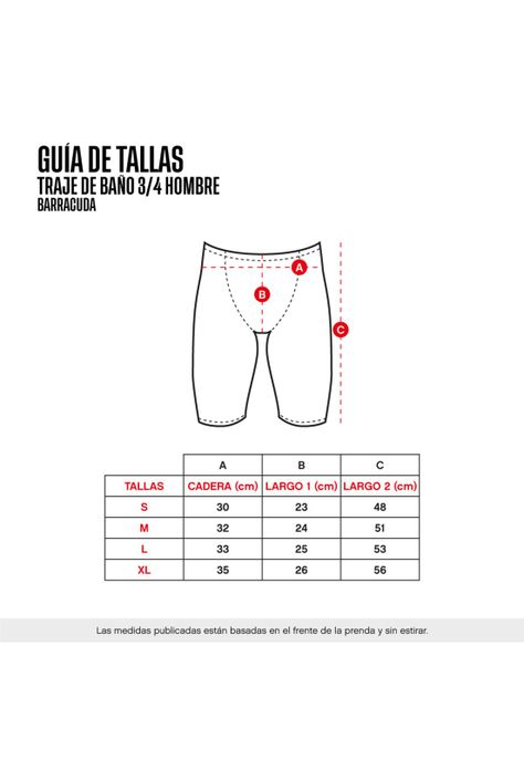 TRAJEBAÑO HOM BARRACUDA 3/4 SWIMCARE AZM-GR -1