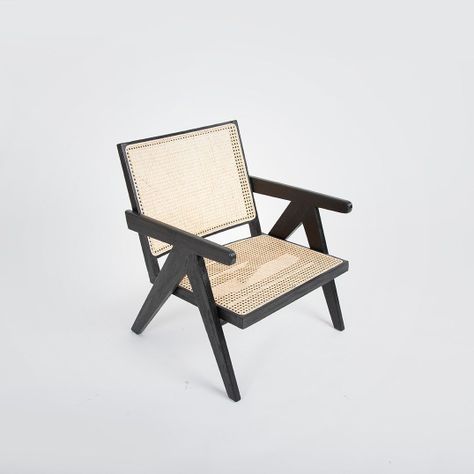 SILLON BAJO PIERRE NEGRO NATURAL RATTAN-2