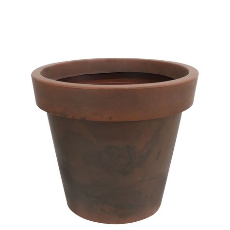 MACETERO SAMPA, ANTIQUE ROJIZO M-0