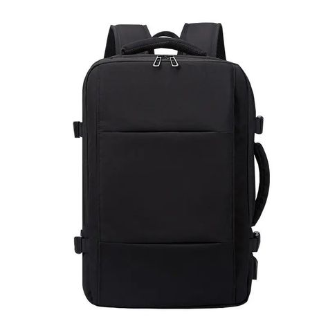 Mochila Viral Avión USB Expandible de 22 a 37L Viajeros -3