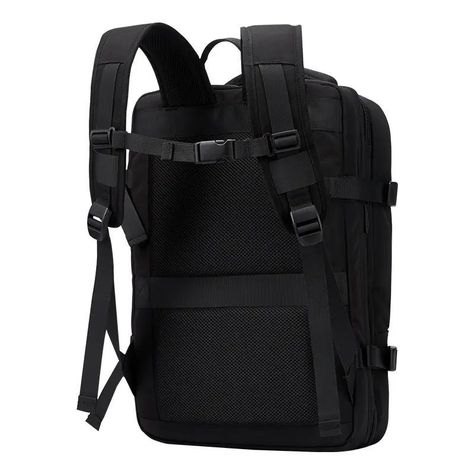Mochila Viral Avión USB Expandible de 22 a 37L Viajeros -4