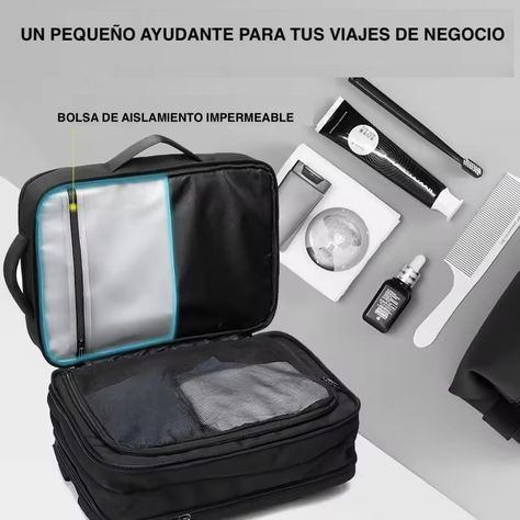Mochila Viral Expandible USB Arctic Hunter 32L Viajeros Cabina Avión-2