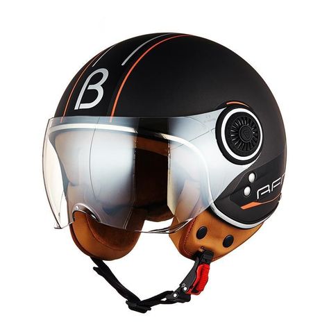 CASCO MOTO CLASSIC NEGRO BEON-0