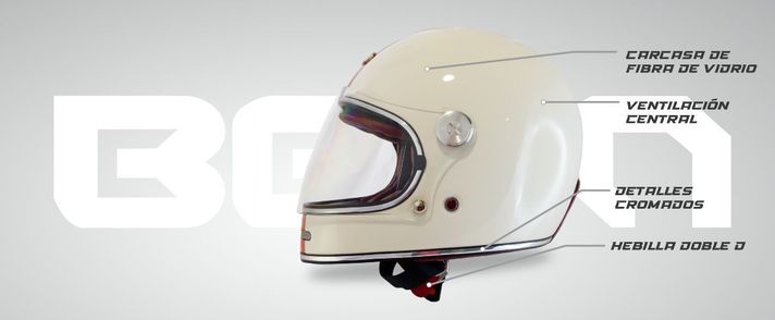 CASCO MOTO BAROCK BLANCO BEON-4