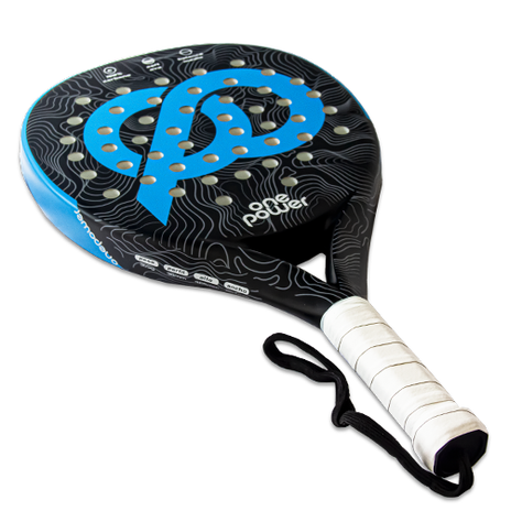 PALA PADEL ONE POWER CARBONO - CELESTE-1