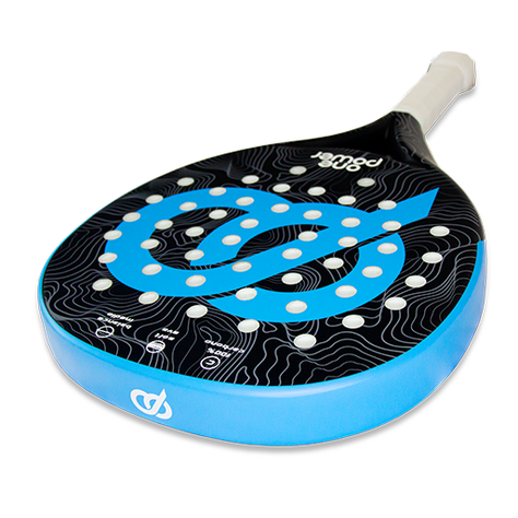PALA PADEL ONE POWER CARBONO - CELESTE-2