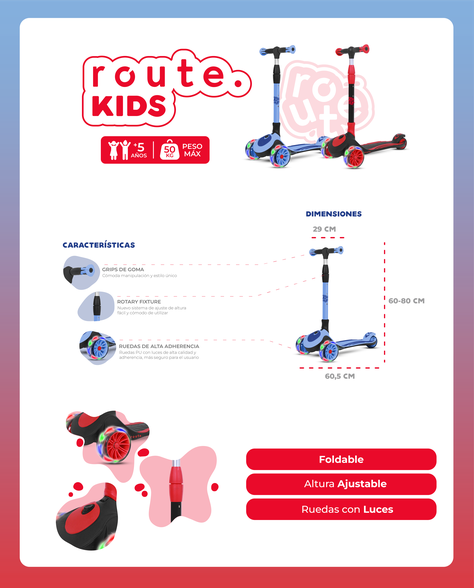 Triscooter Foldable Route LVN-3