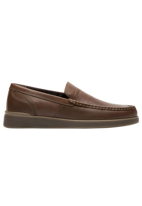 Mocasín Hombre Cuero Juko Café Flexi-0