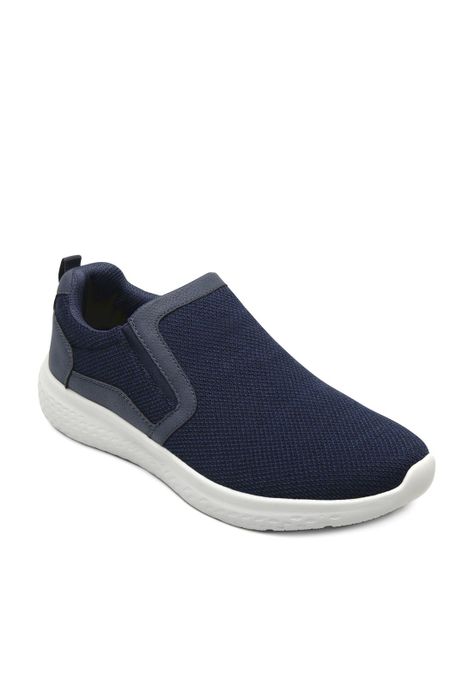 Zapatilla Hombre Barak 415502 Azul Marino Flexi-1