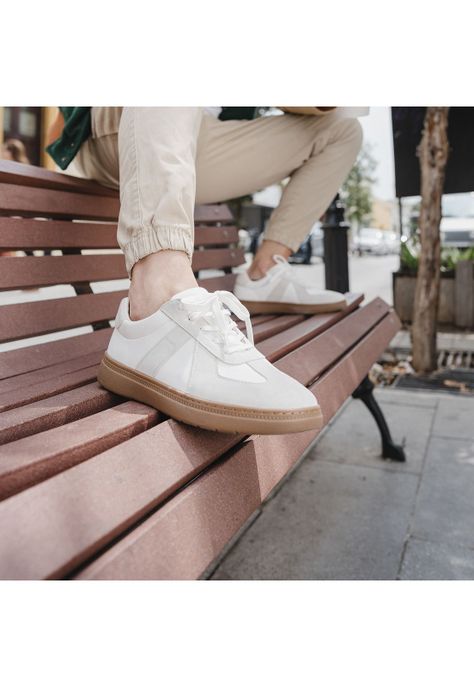 Zapatilla Hombre Apek 418301 Blanca-1
