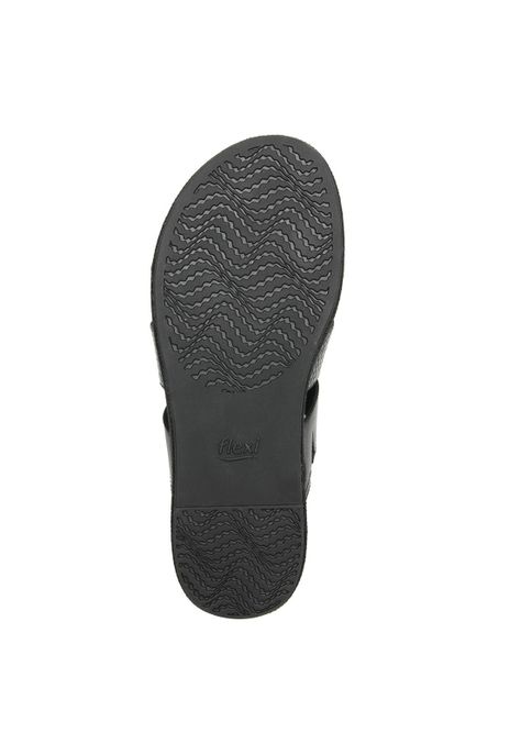 Sandalia Mujer Cuero Deyna Negro Flexi-5