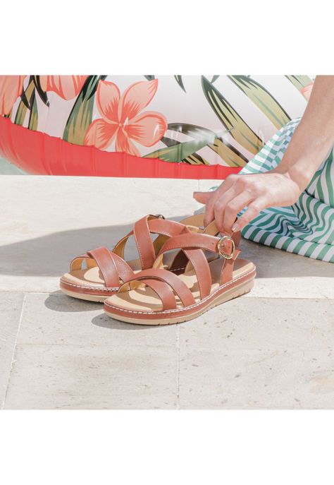 Sandalia Mujer Peonia 100227 Rosa Terracota Flexi-1