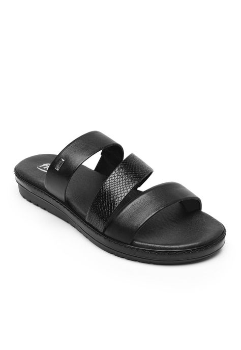 Sandalia Mujer Peonia 100228 Negro Flexi-1