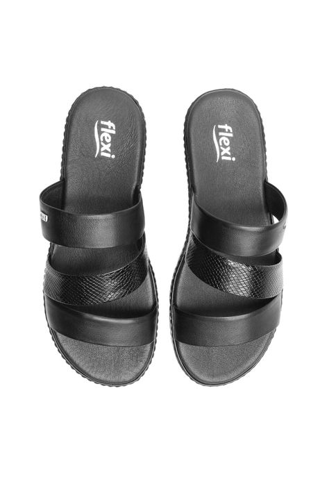 Sandalia Mujer Peonia 100228 Negro Flexi-5