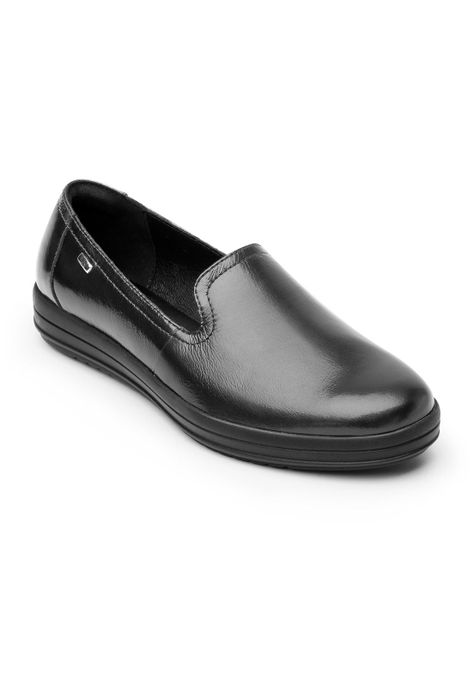 Zapato Mujer Cuero Charis Plomo Flexi-1