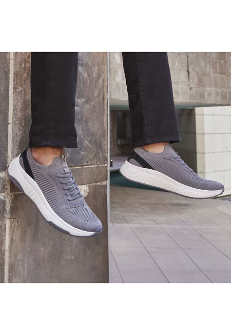 Zapatilla Hombre Colby 418901 Gris-1