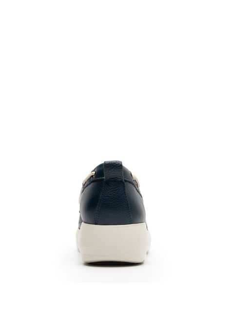 Mocasín Mujer Edith 126708 Azul Marino Flexi-6