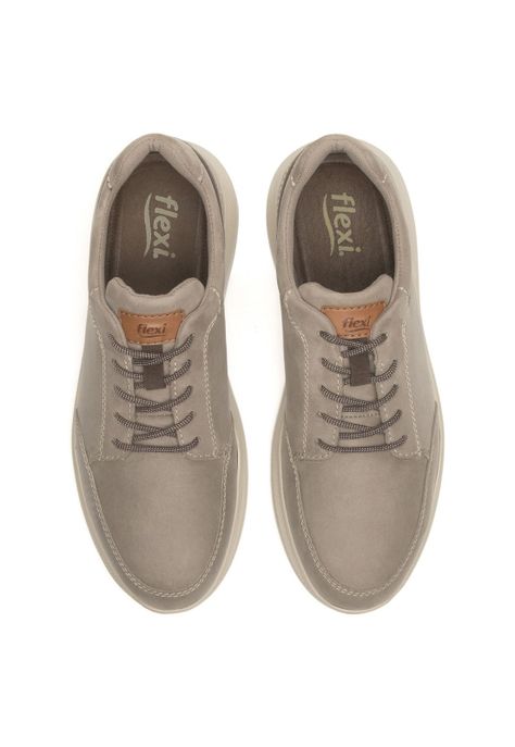 Zapatilla Hombre Hika 413014 Taupe Flexi-6