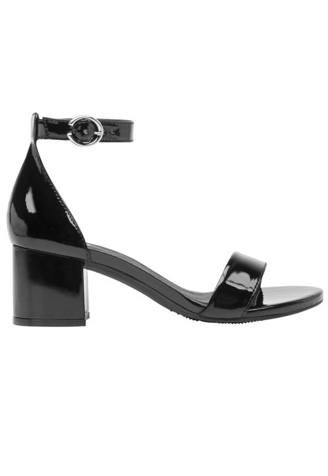 Sandalia Mujer Celine Negro Flexi-0