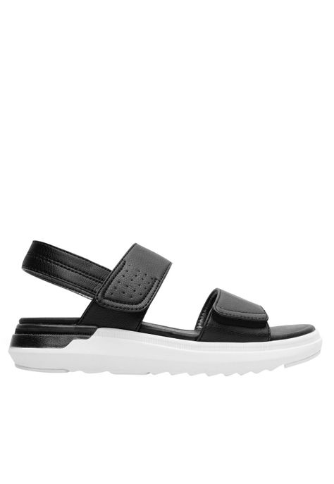 Sandalia Mujer Fraga 129401 Negra Flexi-0
