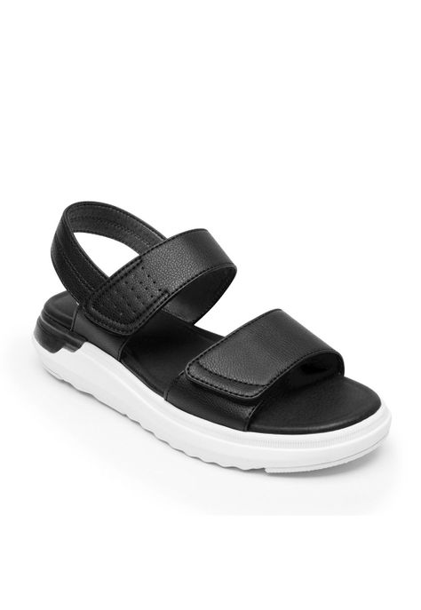 Sandalia Mujer Fraga 129401 Negra Flexi-1