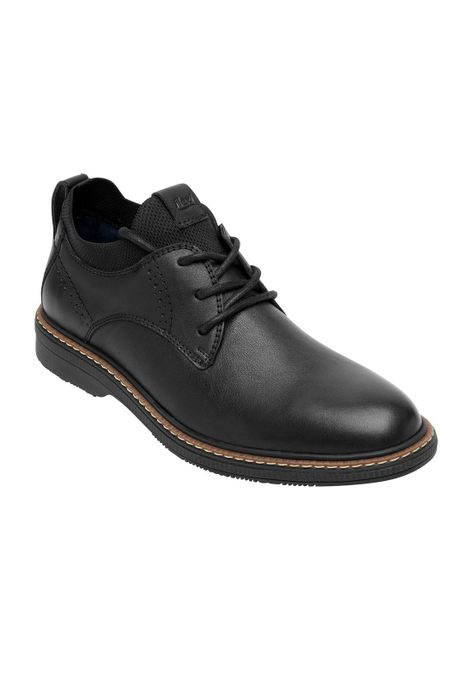 Zapato Hombre Cuero Okan Negro Flexi-0