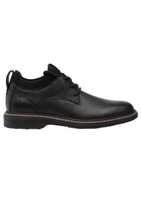 Zapato Hombre Cuero Okan Negro Flexi-1